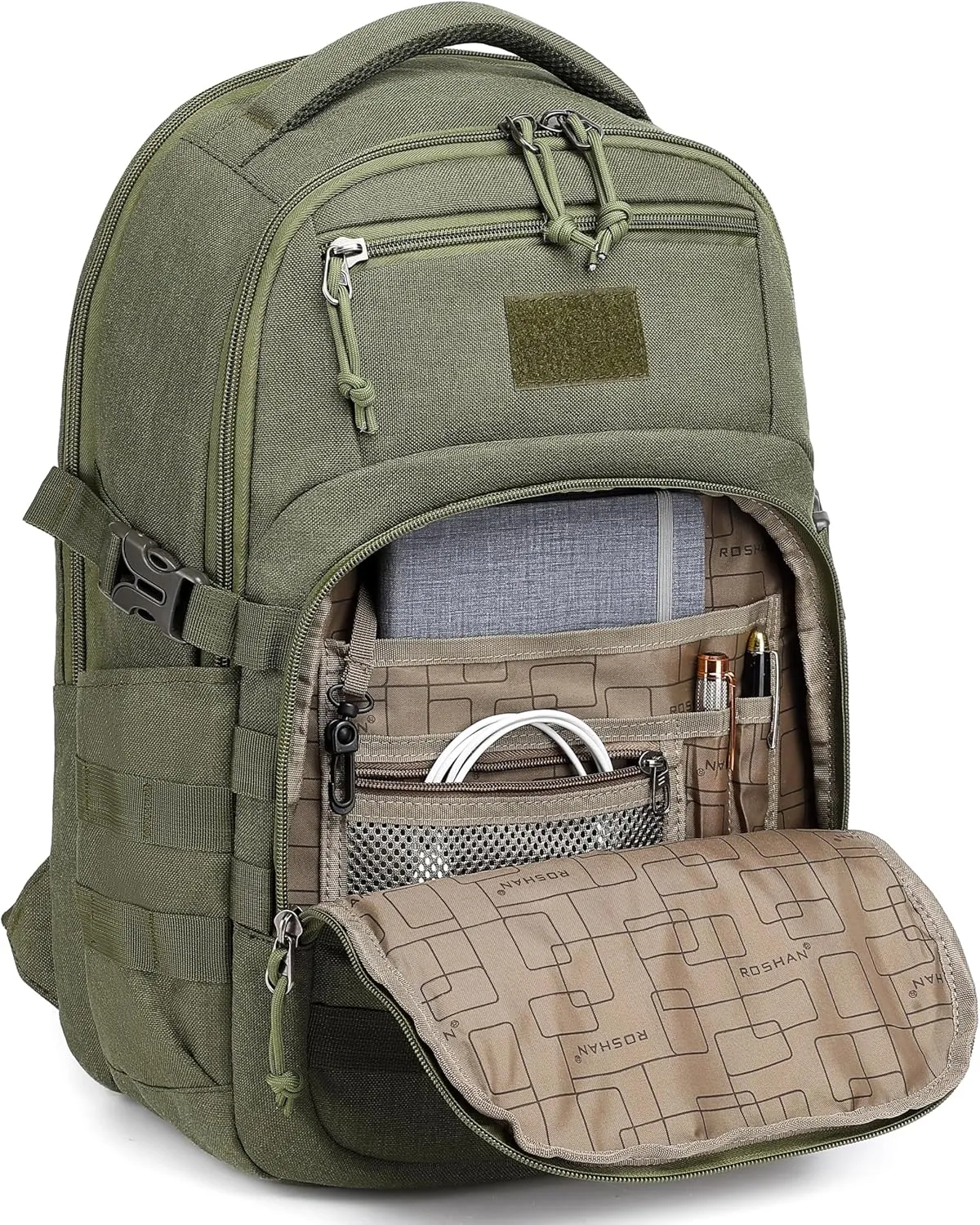 Wotony Military tactical backpack, backpack for men black small tactical assault bag