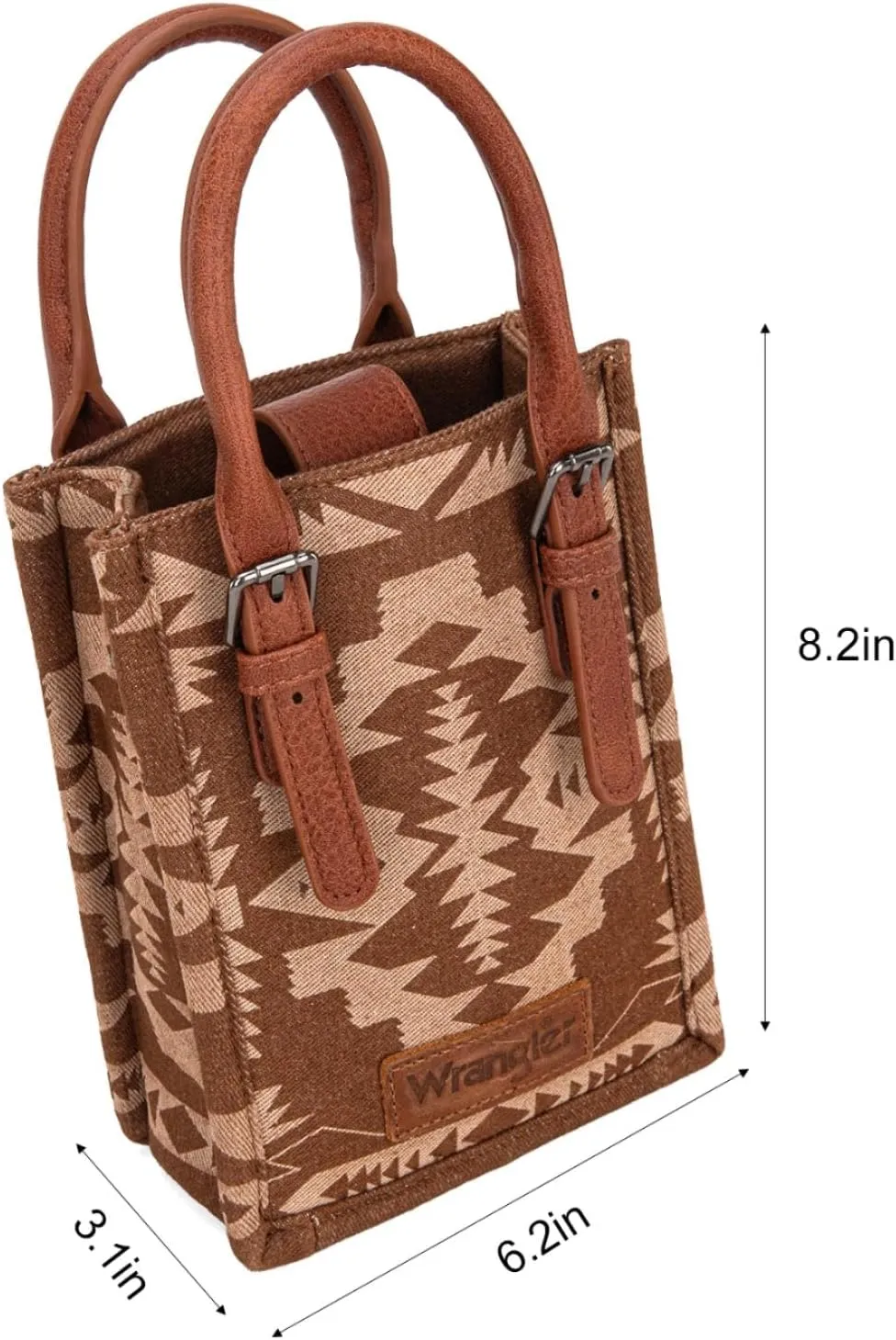 Wrangler Crossbody Bag for Women Top Handle Small Handbag and Aztec Tote Purse