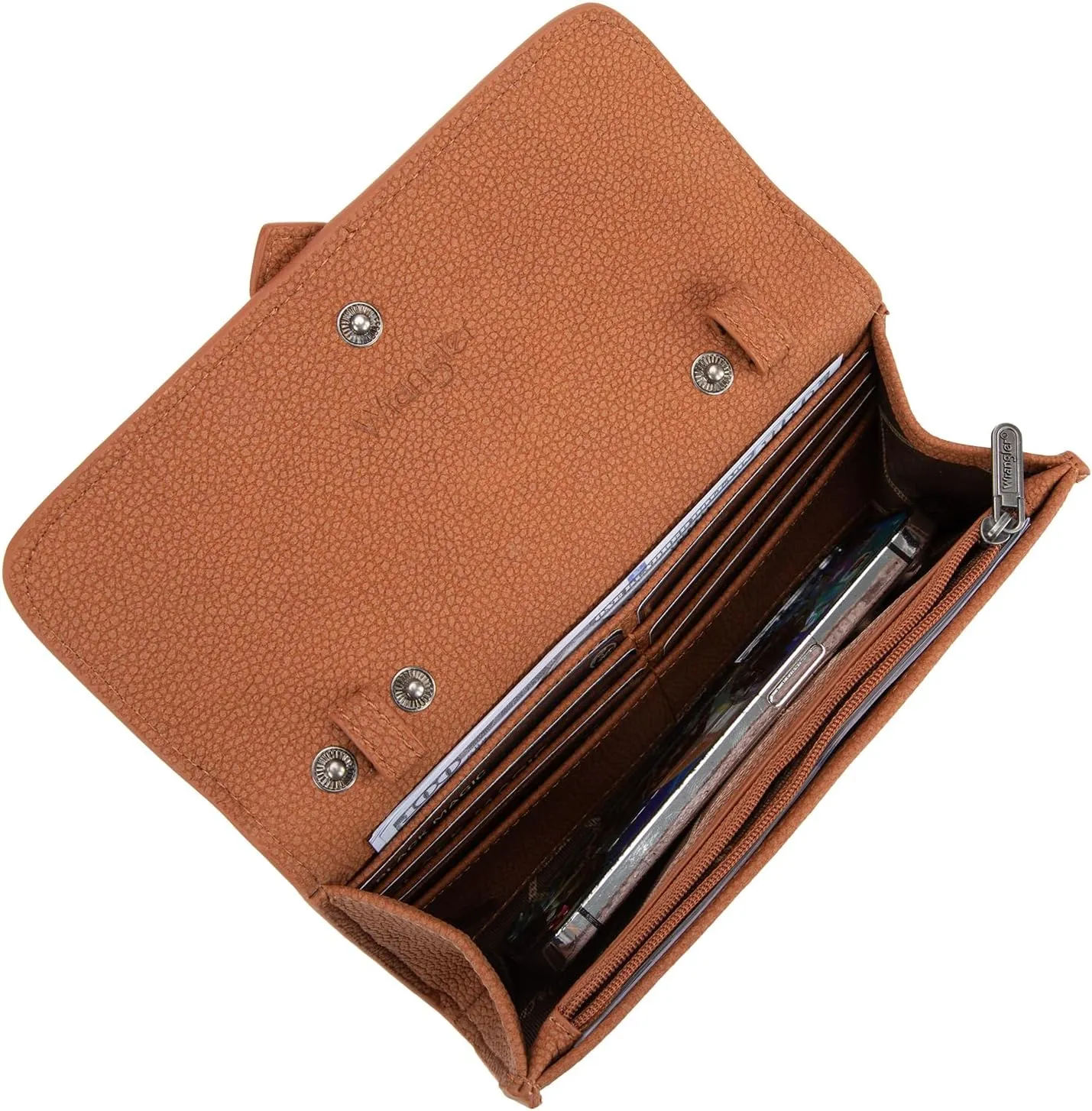Wrangler Crossbody Bags for Women Wristlet Wallet Purse with Card Slots