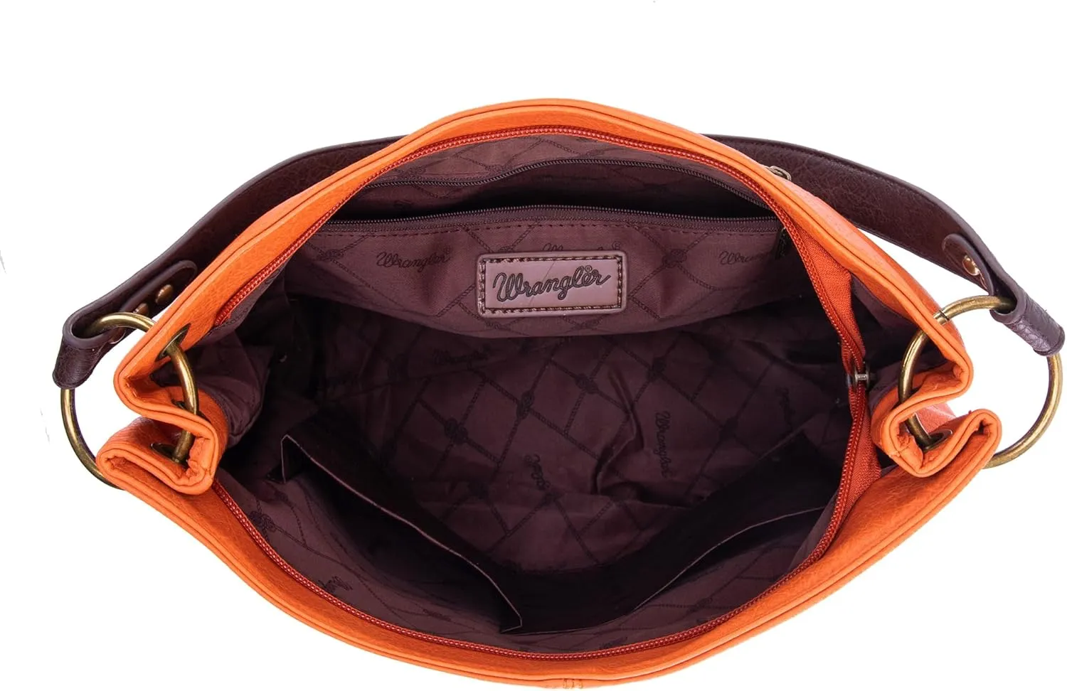 Wrangler Hobo Bags for Women Vegan Leather Top Handle Shoulder Purses and Handbags