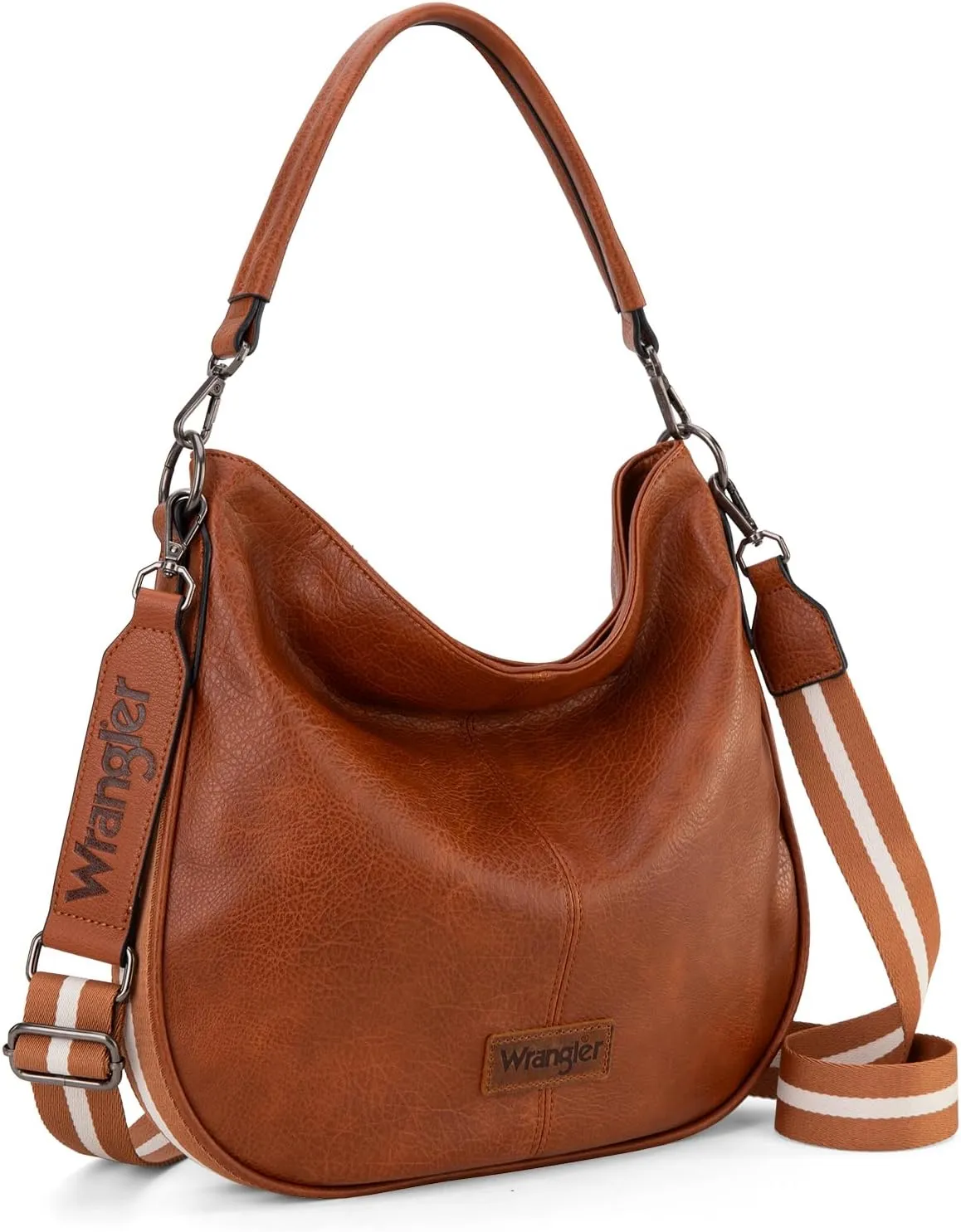 Wrangler Hobo Bags Large Crossbody Bag for Women Shoulder Purse Handbags with Adjustable Strap