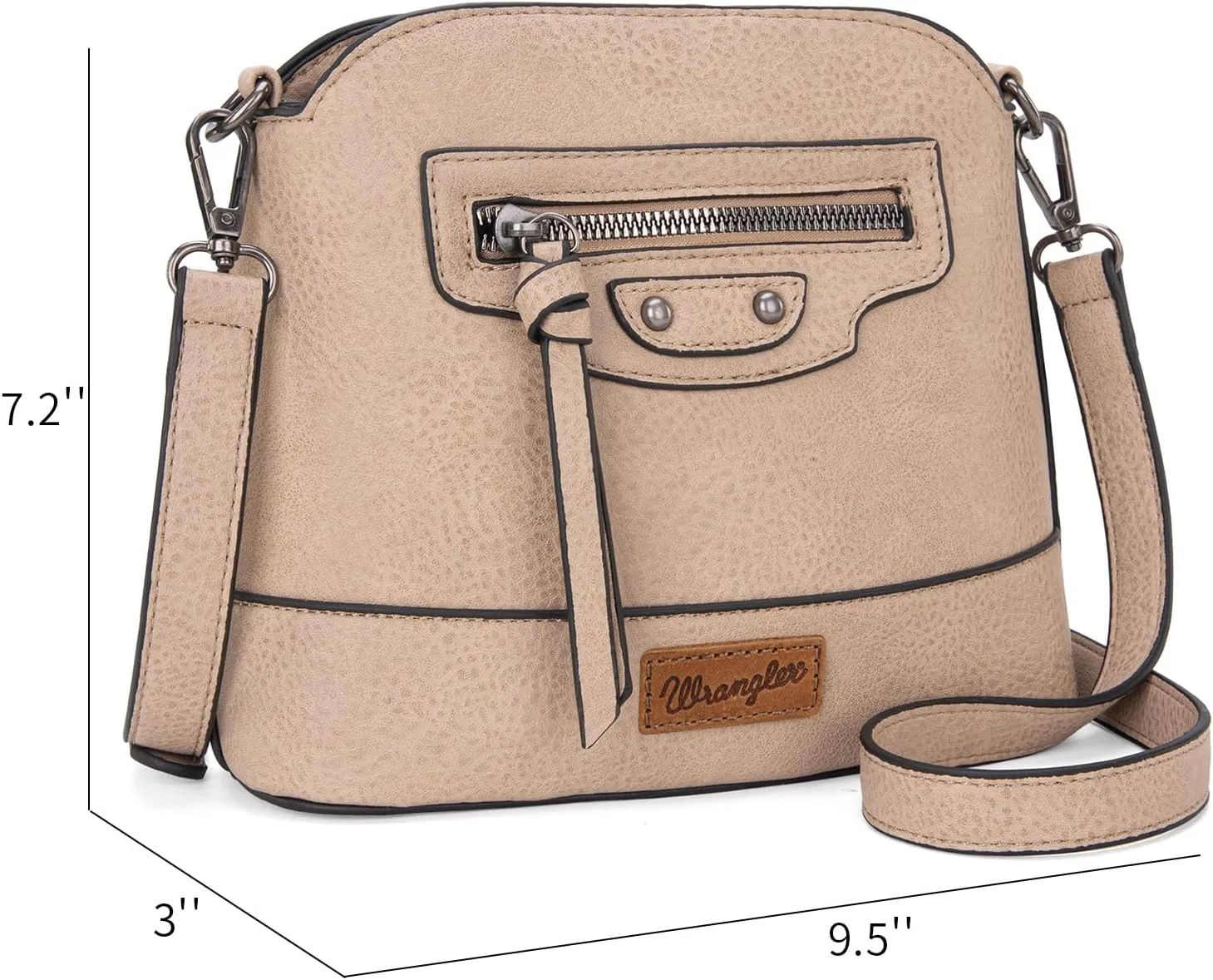 Wrangler Small Crossbody Bags for Women Shoulder Cute Purses and Handbags with Adjustable Strap