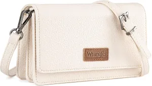 Wrangler Small Crossbody Wallet Purses RFID Trendy Purses for Women with Adjustable Straps