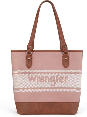 Wrangler Tote Bags for Women Large Causal Shoulder Purse for Daily Use