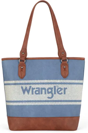 Wrangler Tote Bags for Women Large Causal Shoulder Purse for Daily Use