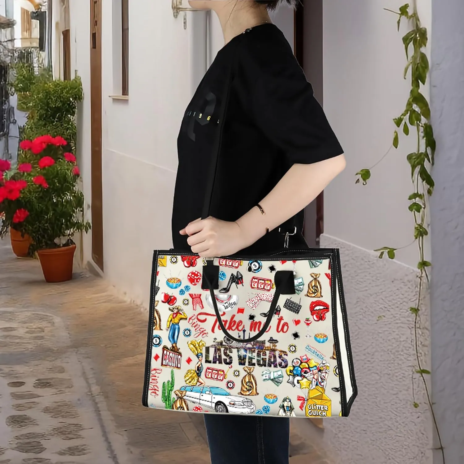 WZMPA Las Vegas Travel Cosmetic Bag Las Vegas Trip Gifts Take Me To Las Vegas Casino Makeup Zipper Pouch Bag Las Vegas City Merchandise (To Las Vegas-TB)