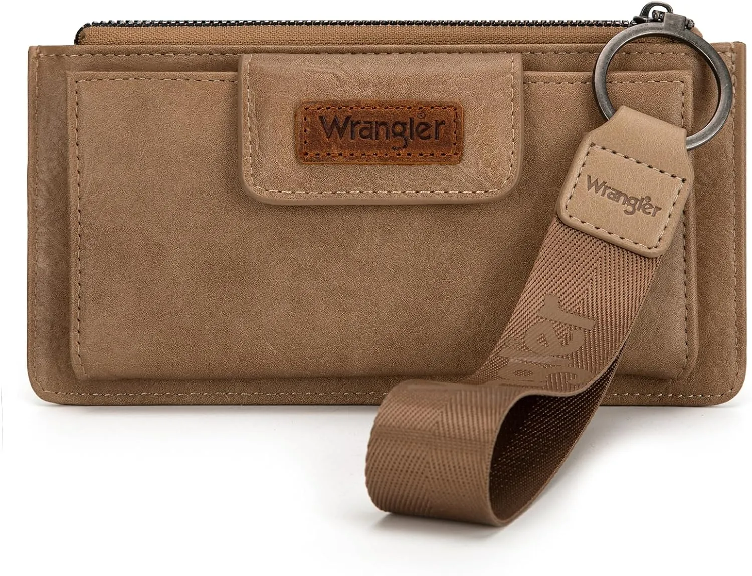 X Wrangler Wallet for Women Ladies Female Card Cases & Money Organizers Wristlet with Wallet Large Clutch with Coin Purse Smooth Zipper and Rfid Lining