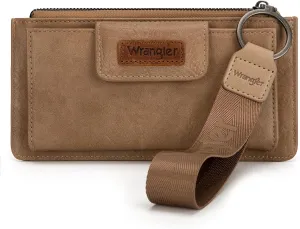 X Wrangler Wallet for Women Ladies Female Card Cases & Money Organizers Wristlet with Wallet Large Clutch with Coin Purse Smooth Zipper and Rfid Lining