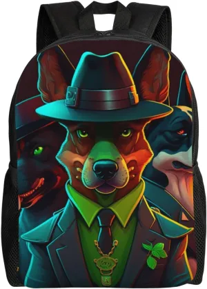 Xerial Mafia Dog Backpack Waterproof Anti Theft Durable Light Laptop Bag Backpacks For Women Men Travel Gym Backpack