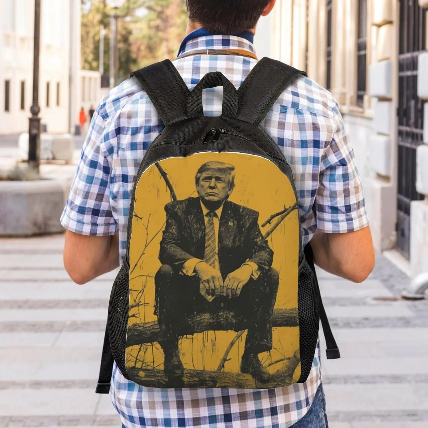 Xerial Trump Tree Backpack Waterproof Anti Theft Durable Light Laptop Bag Backpacks For Women Men Travel Gym Backpack
