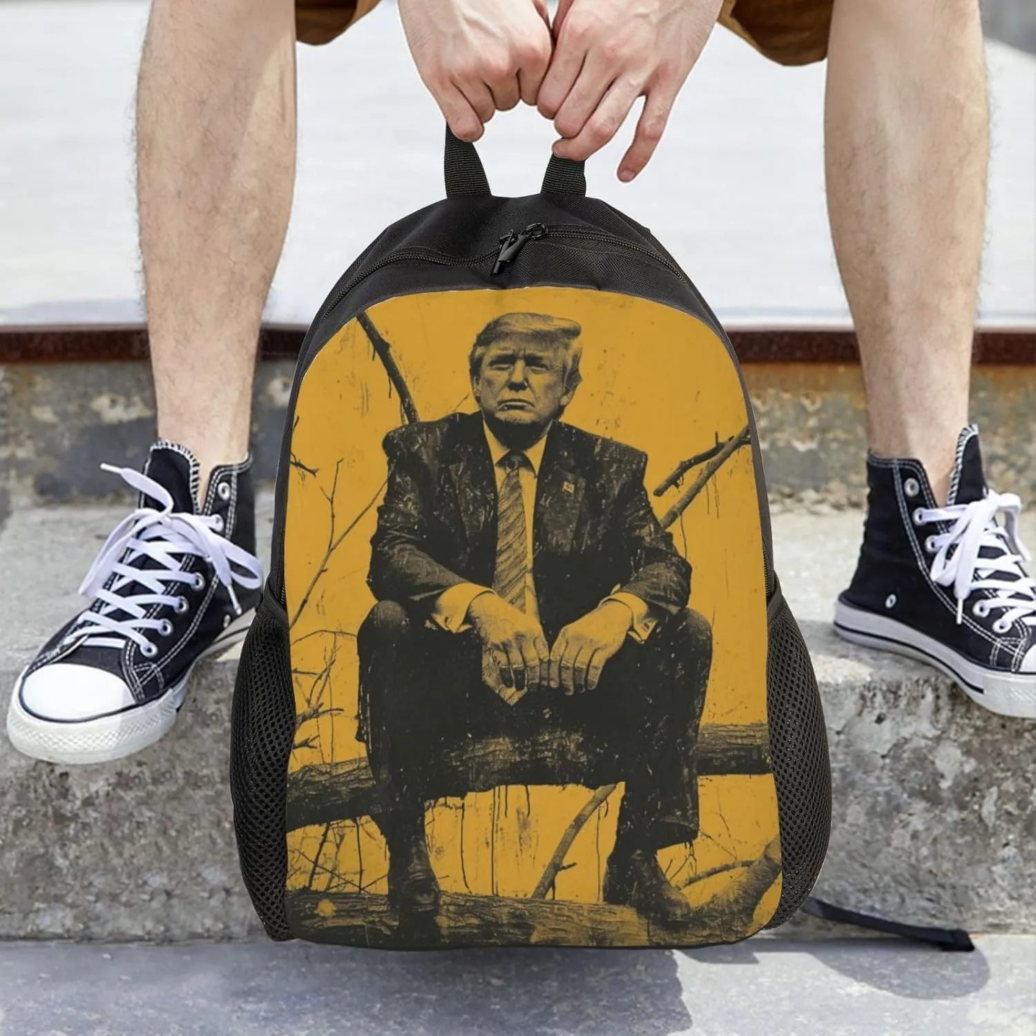 Xerial Trump Tree Backpack Waterproof Anti Theft Durable Light Laptop Bag Backpacks For Women Men Travel Gym Backpack