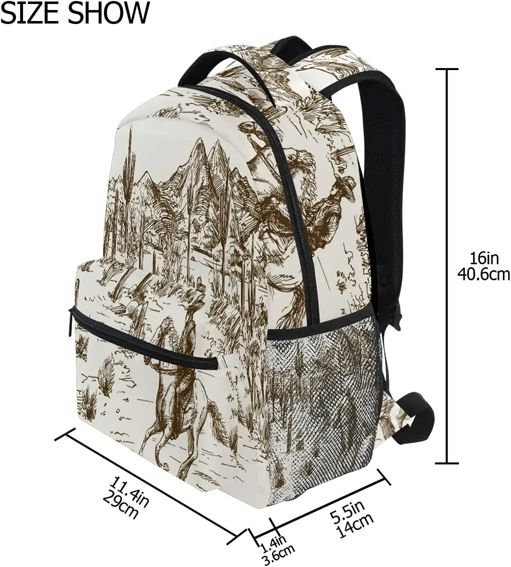 xigua Blue Butterfly Backpacks Waterproof Laptop Casual Daypack Tablet Travel Backpack School Bag with Multiple Pockets