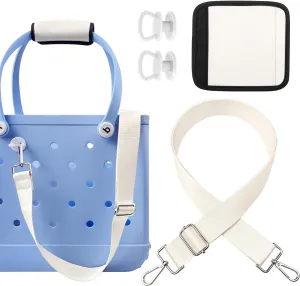 XYFuuee Strap Wrap for Bogg Bag Accessories, Adjustable Crossbody Shoulder Straps Replacement for Beach Rubber Tote Bog Bag