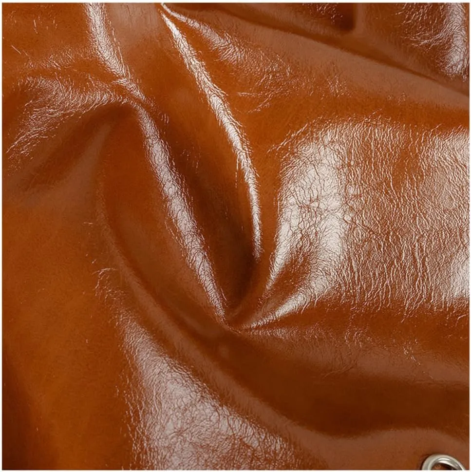 Y2K Emo Studded Purse Bag Women Vintage Leather Crescent Shoulder Bag Fairy Grunge Handheld Tote Punk Goth Clutch