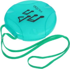 YARNOW Cd Storage Case Durable Round Organizer Bag for Discs Stylish Modern Design for Media Collection Travel Disc Holder